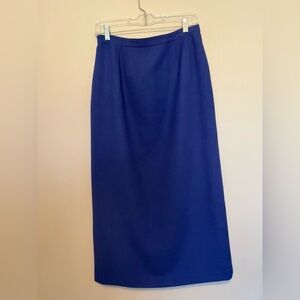 Le Suit Royal Blue Maxi Skirt